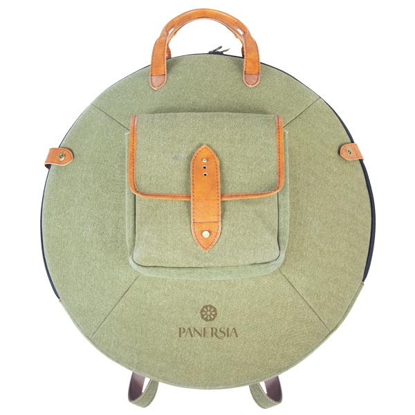 Panersia Handpan Soft Case – Green Color handcrafted by Panersia
